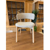 Chaise Mika chêne tissu