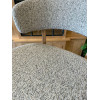 Chaise Mika chêne tissu