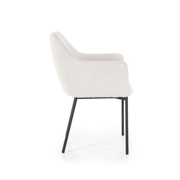 Fauteuil de table Paul en tissu