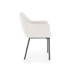 Fauteuil de table Paul en tissu