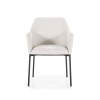 Fauteuil de table Paul en tissu