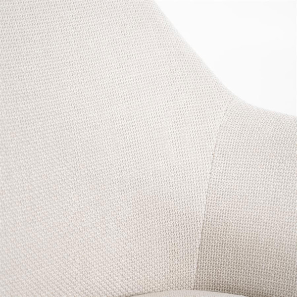 Fauteuil de table Paul en tissu