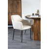 Fauteuil de table Paul en tissu